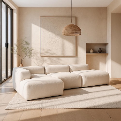 3,5-zits sofa met linkerchaise longue – Odea