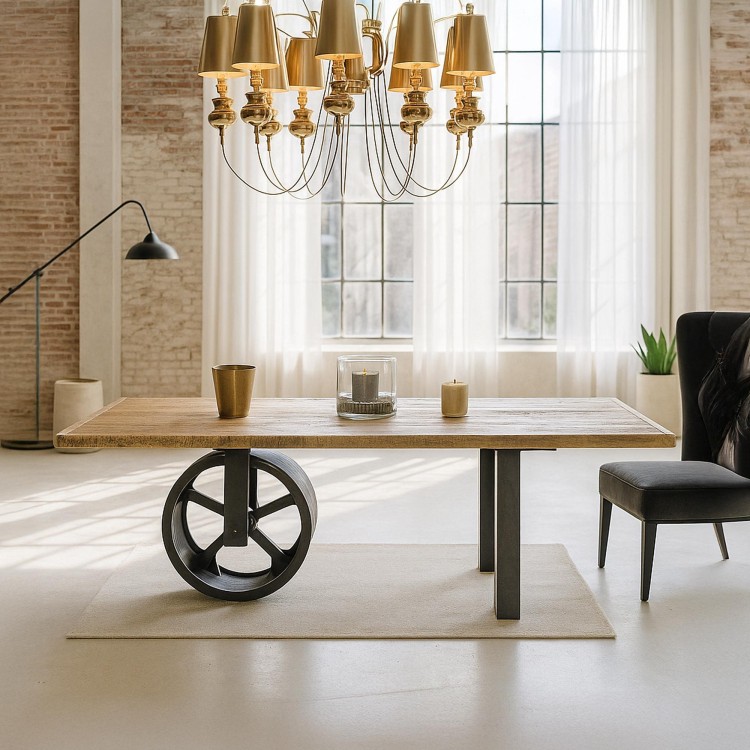 Industriële tafel stoomwals