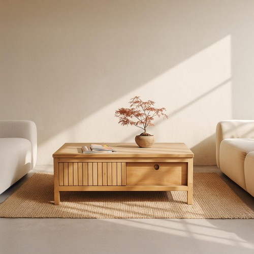 Salontafel in massief hout - Rohini