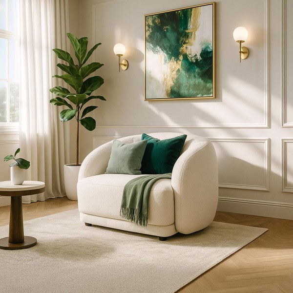 Fauteuil in stof - Elora