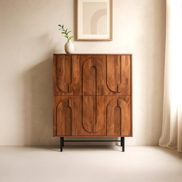 Massieve houten barkast – Flow