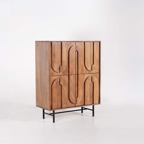 Massieve houten barkast – Flow