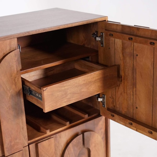 Massieve houten barkast – Flow
