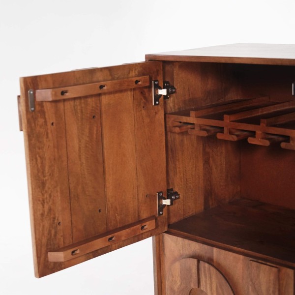 Massieve houten barkast – Flow