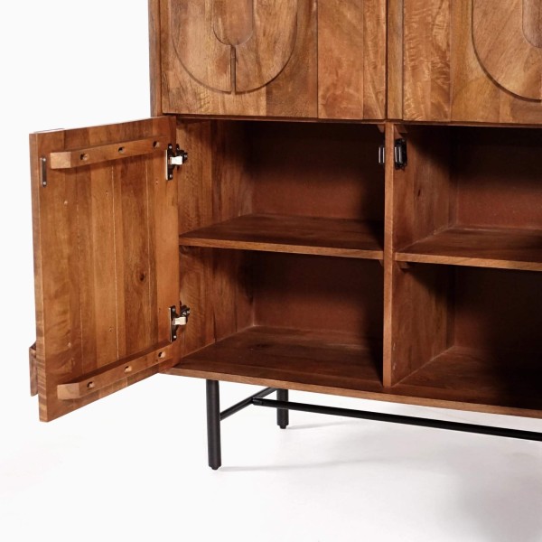Massieve houten barkast – Flow