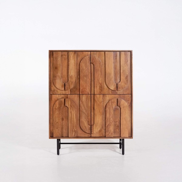 Massieve houten barkast – Flow