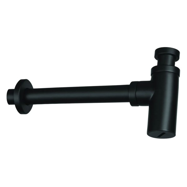 Sifon voor badkamerwastafel, Zwart