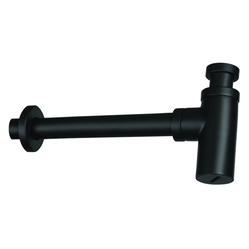 Sifon voor badkamerwastafel, Zwart