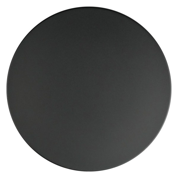Universele ronde clic clac wastafelafvoer met metalen huls, nero
