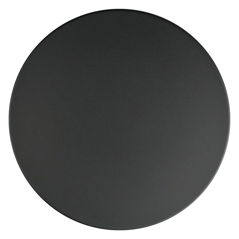 Universele ronde clic clac wastafelafvoer met metalen huls, nero
