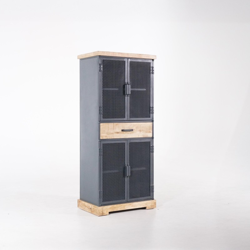 Opbergkast in metaal en hout 70 cm – Cambridge Opbergkast in metaal en hout 70 cm – Cambridge