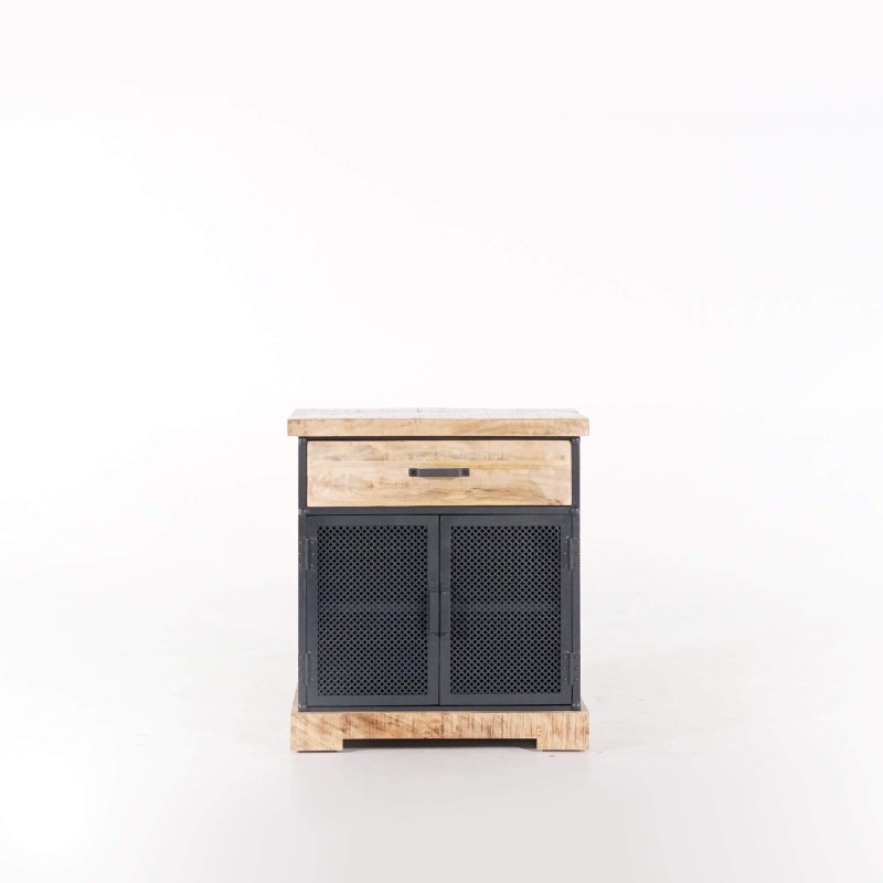 Klein industrieel dressoir in metaal en hout - Cambridge Klein industrieel dressoir in metaal en hout - Cambridge