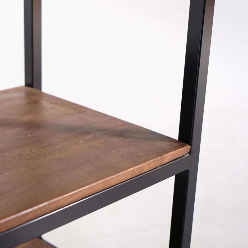Console in natuurlijk hout en metalen poten – Modula Console in natuurlijk hout en metalen poten – Modula