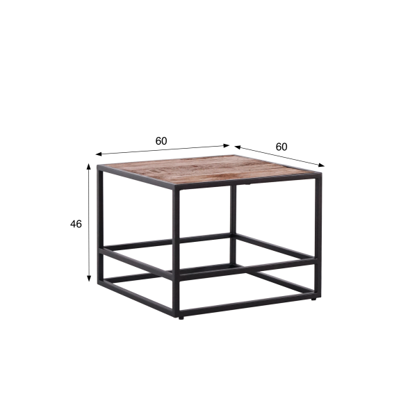 Salontafel van gerecycled hout – Recycled