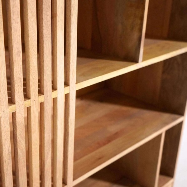 Boekenrek in mangohout – Linoa