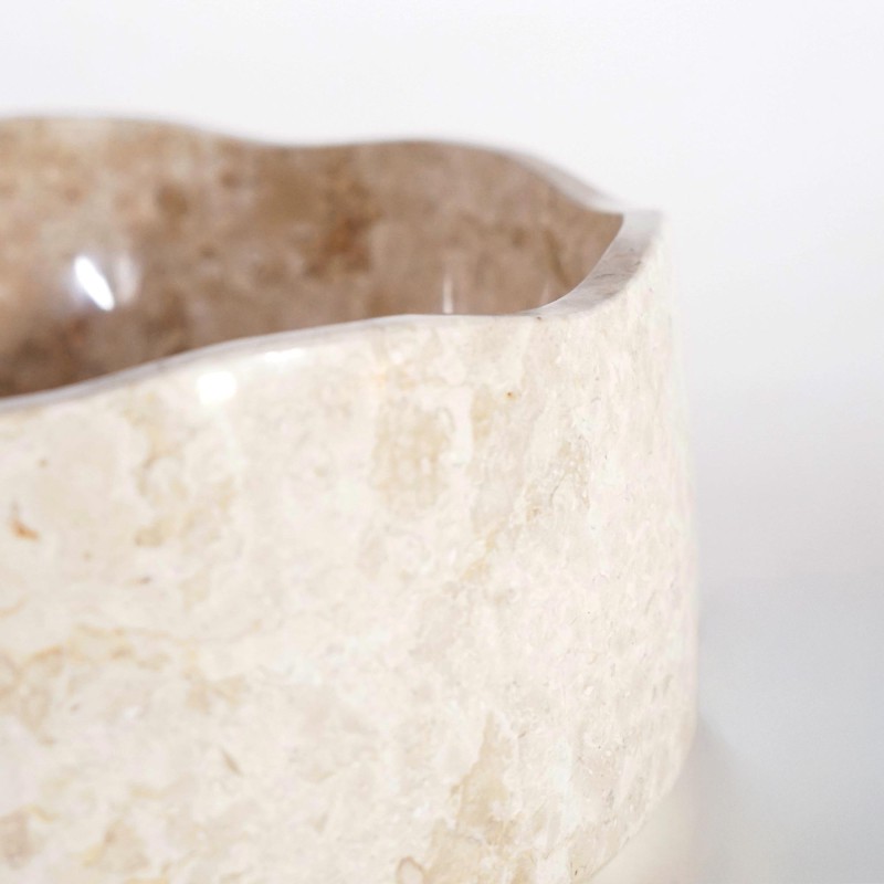 Stenen badkamer wastafel - Flower