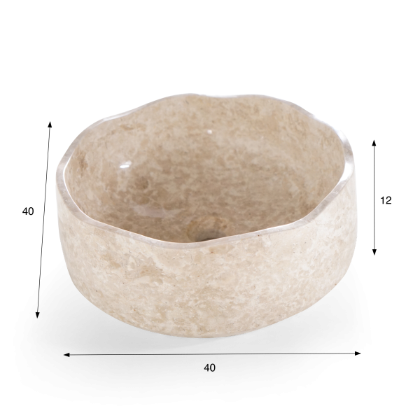 Stenen badkamer wastafel - Flower