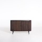 Dressoir met 2 deuren in mangohout - Sohana