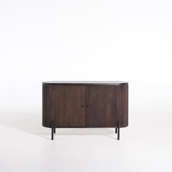 Dressoir met 2 deuren in mangohout - Sohana