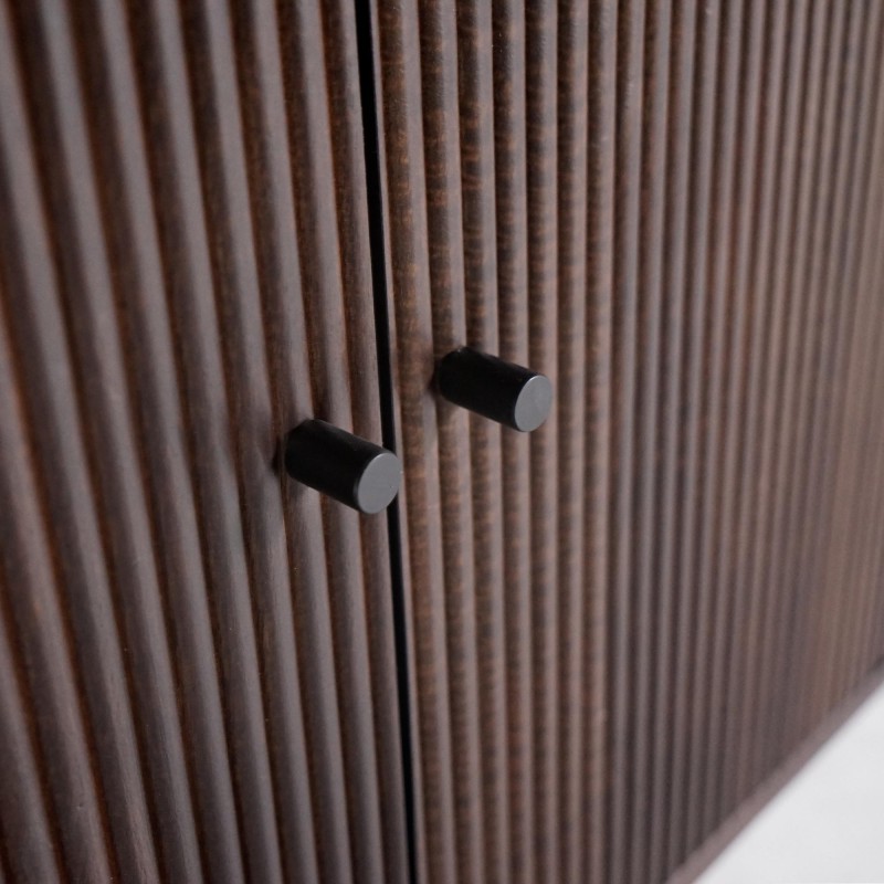 Dressoir met 2 deuren in mangohout - Sohana