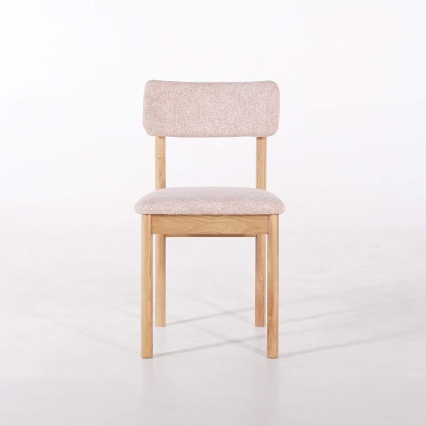 Eetkamerstoel in eik en stof - Canora