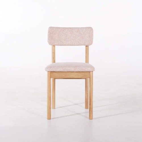 Eetkamerstoel in eik en stof - Canora