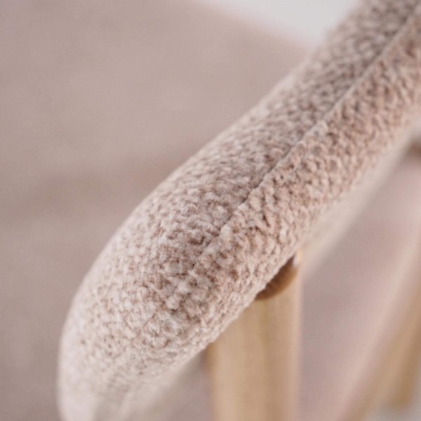 Eetkamerstoel in eik en stof - Canora