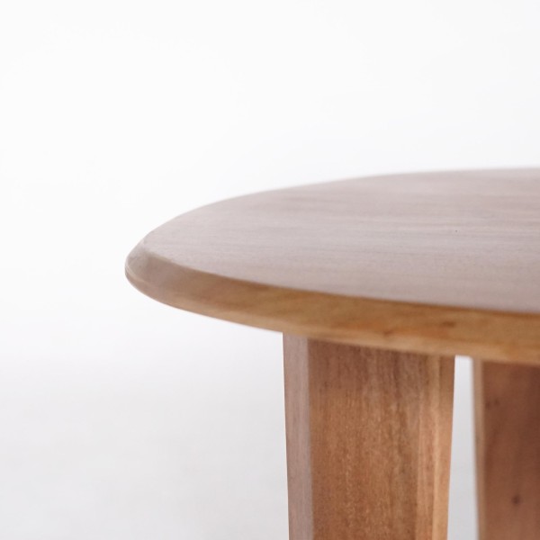 Ovalen eettafel in massief mangohout - Orama