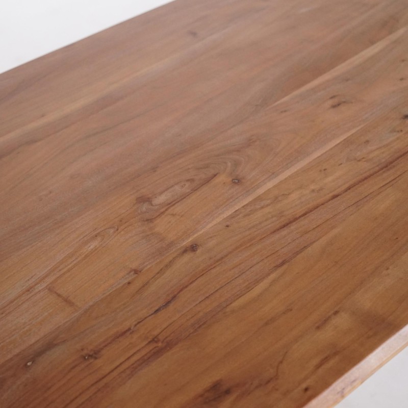 Ovalen eettafel in massief mangohout - Orama