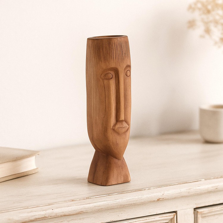 Decoratief houten beeld 43 cm - Mana