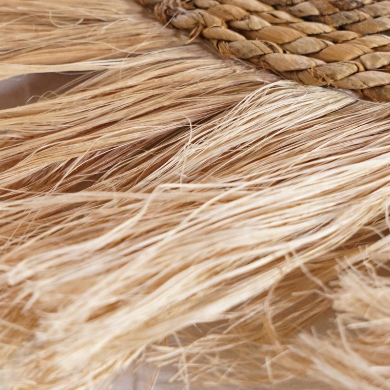 Spiegel van natuurlijke vezels in boho-stijl – Ina