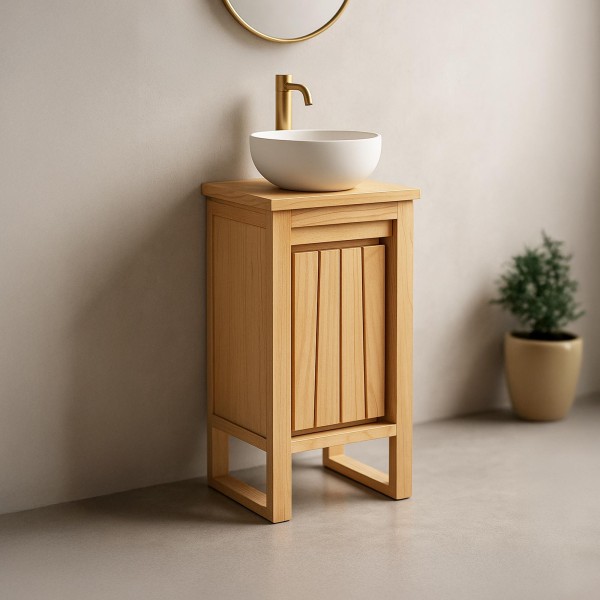 Massief houten handwasmeubel – Neo