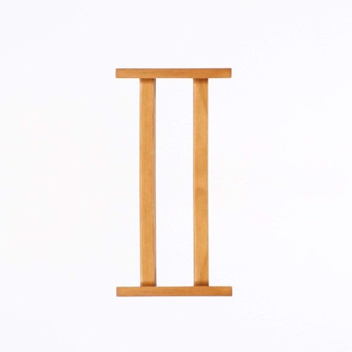 Handdoekhouder in massief teakhout