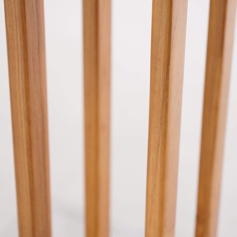 Handdoekhouder in massief teakhout