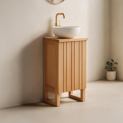 Handwasmeubel in massief hout – Satya