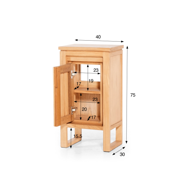 Massief houten handwasmeubel – Neo