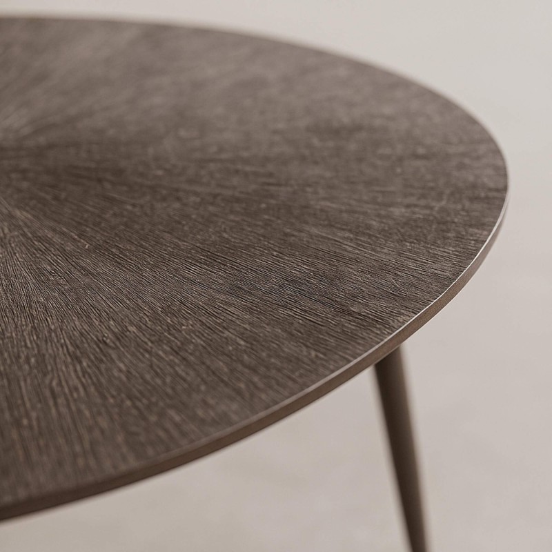 Salontafelset in bronskleurig metaal (set van 2) – Nesso