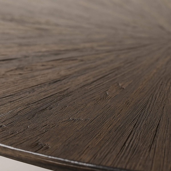 Organische salontafel in teakhout, bruine kleur – Ovo