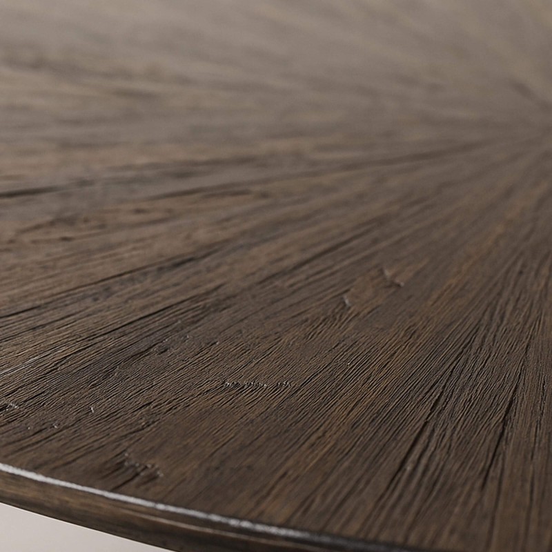 Organische salontafel in teakhout, bruine kleur – Ovo