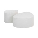 Design witte salontafel in composietmarmer (set van 2) – Arco