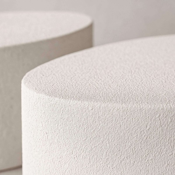 Design witte salontafel in composietmarmer (set van 2) – Arco