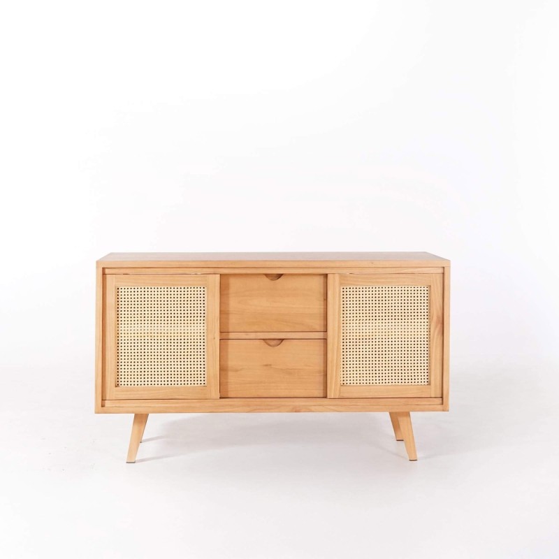 Badmeubel in massief hout op poten 140 cm - Anaya