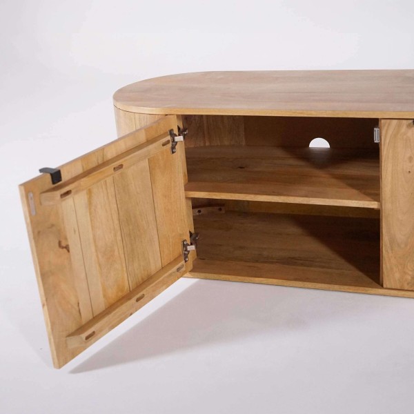 Massief houten TV-meubel 200 cm - Timea