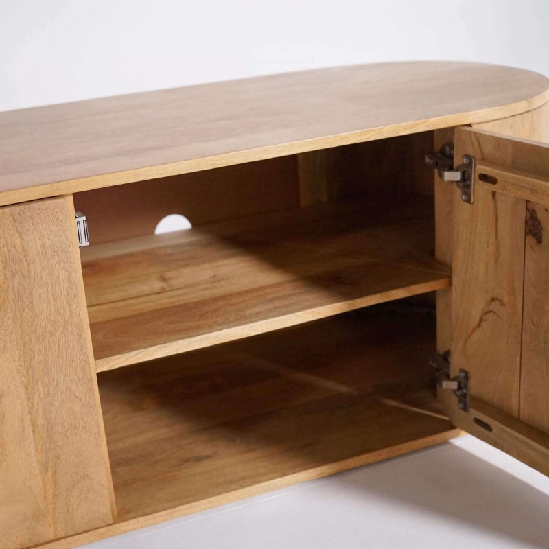 Massief houten TV-meubel 200 cm - Timea