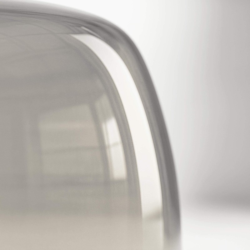 Hanglamp met amberkleurige glazen kap – Opala