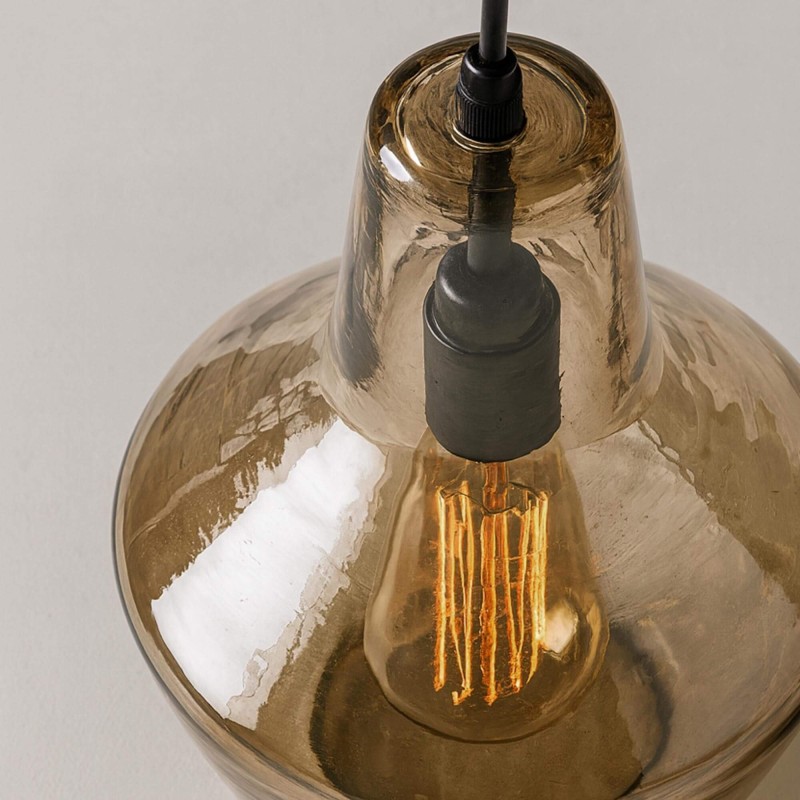 Design hanglamp met glazen kap – Clara