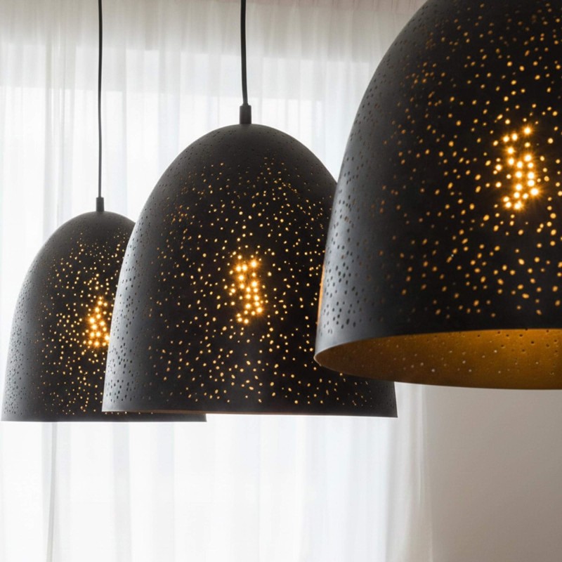 Industriële hanglamp in metaal – Sosmos