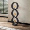 Salonlamp in metaal met antraciet afwerking – Torre