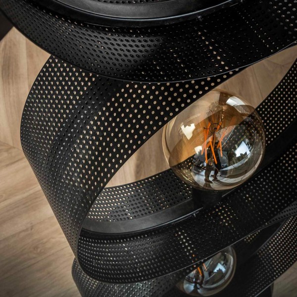 Salonlamp in metaal met antraciet afwerking – Torre