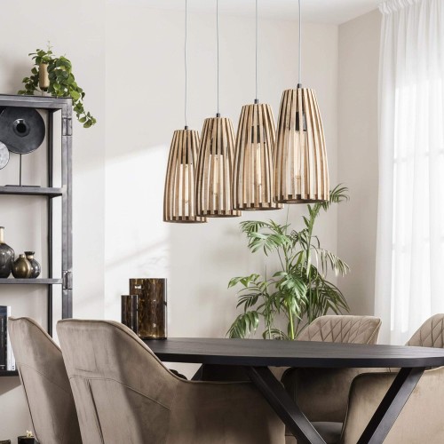 Hanglamp in massief mangohout – Natura